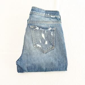 Mother Superior The Sinner Ice Cream, You Scream Rip Denim Jeans Raw Hem Size 24